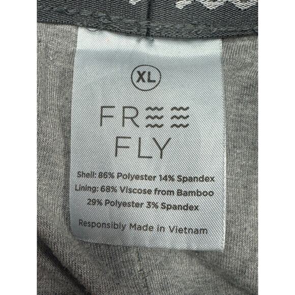 Free Fly Men's Lined Drawstring Elastic Waist Blue 7.5" Breeze Shorts - Size XL - Picture 4 of 4